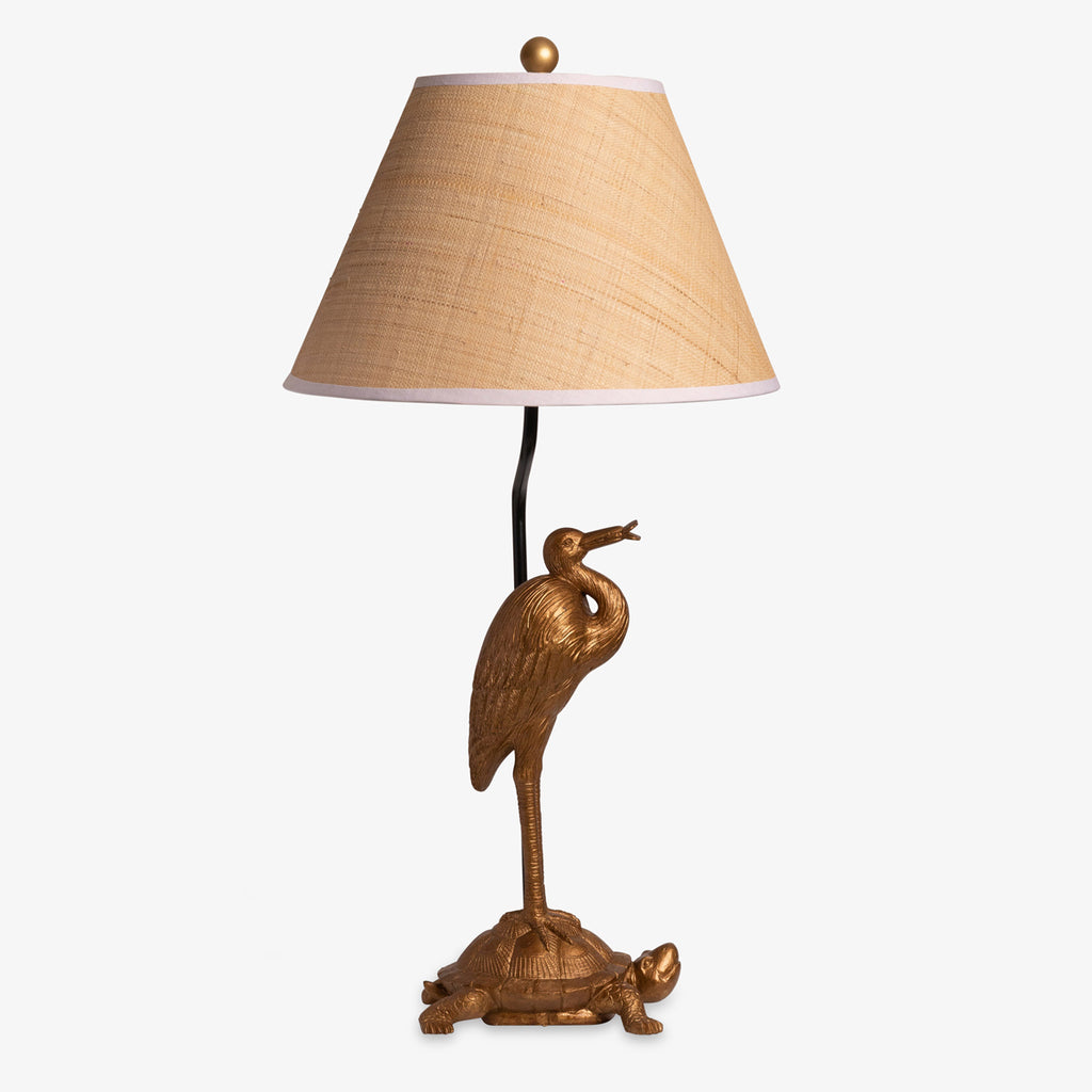 Pelican Table Lamp With Shade