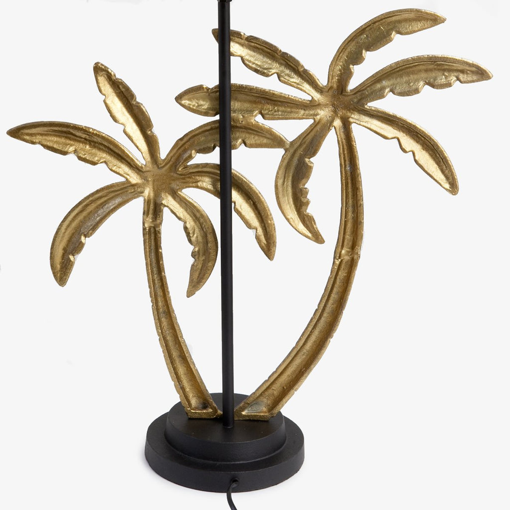 Palm Tree Lamp Gold