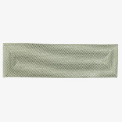 Rattan Table Runner Sage Grey Front