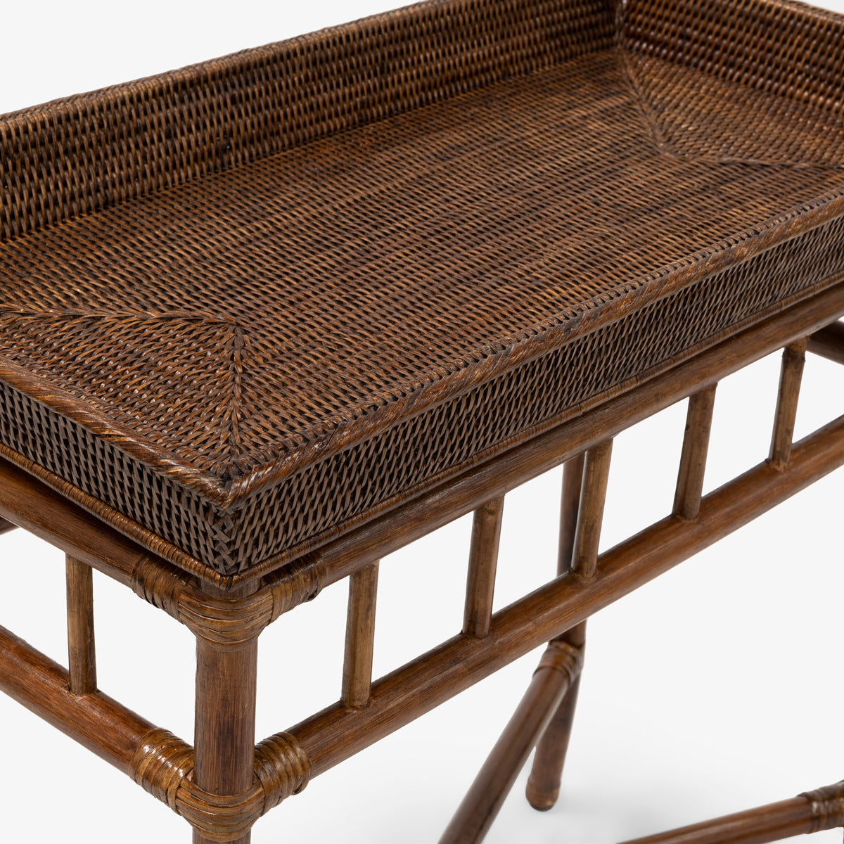 Tray Ratton Rattan Tray Console – Alfresco Emporium