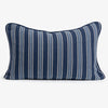 Royal Nautical Stripe Cushion Cover (Rectangular)