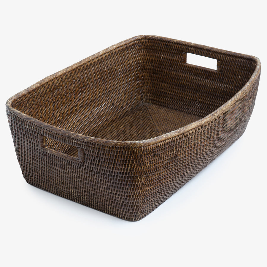 Rattan Family Baskets Brown