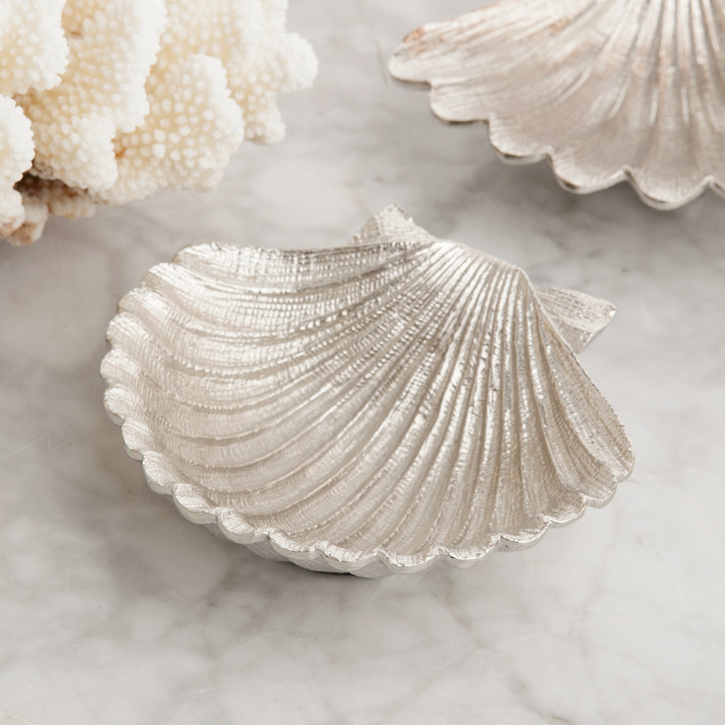 Shell Nickel Bowl Styled