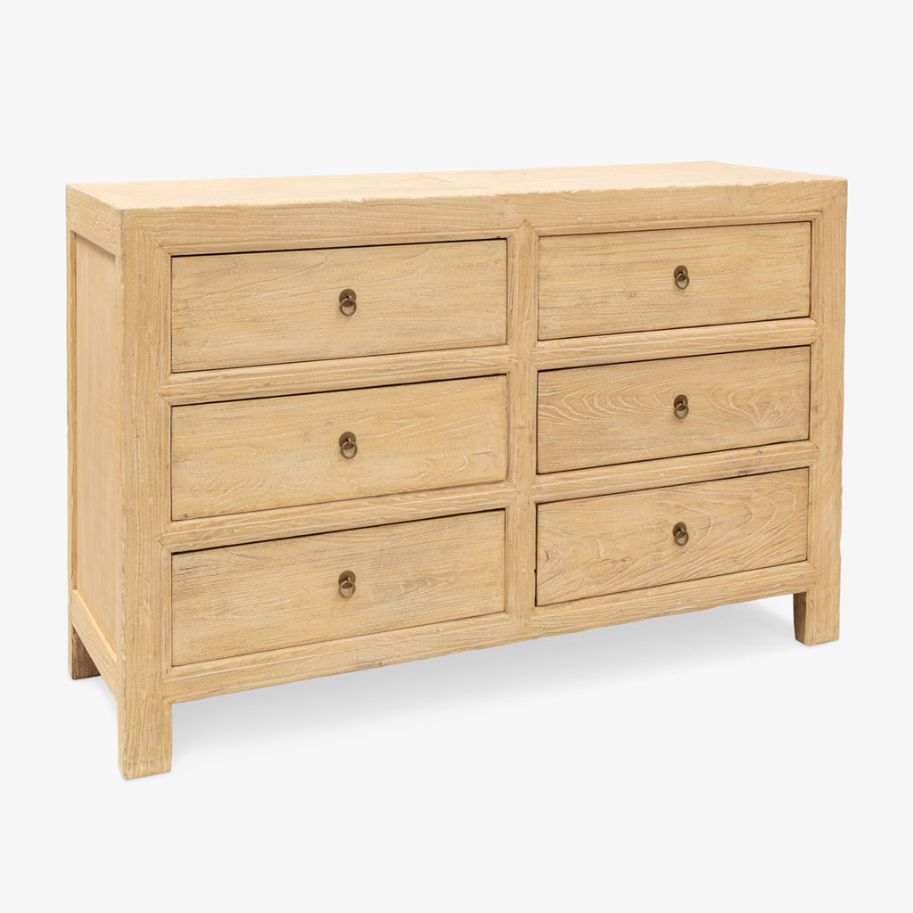 Six Drawer Console 140cm Front