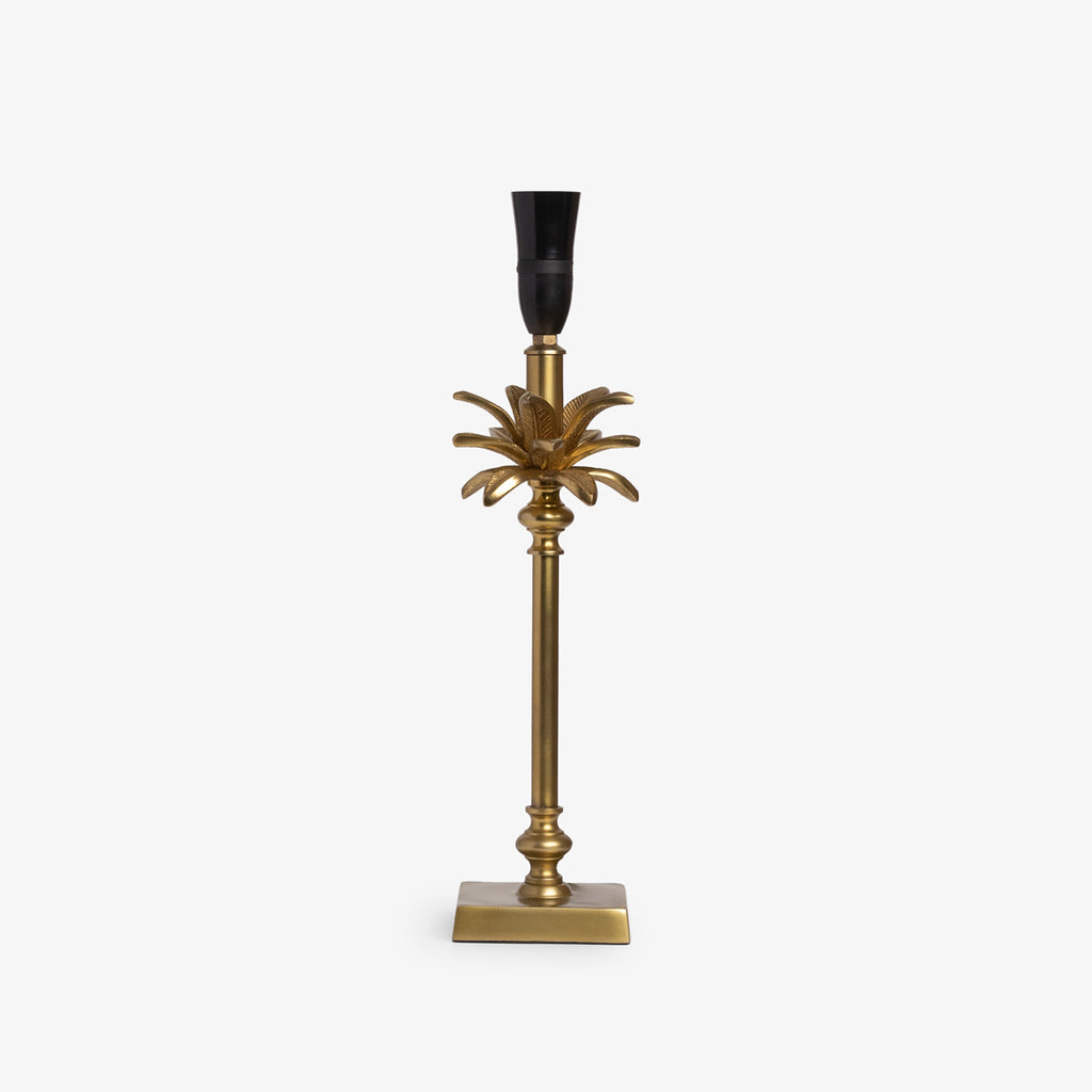 Brass Palm Lamp Base Small