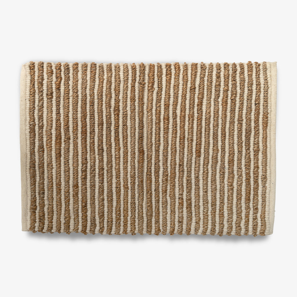 Stripe Jute Rug Front