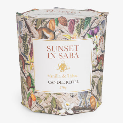 Sunset in Saba Candle Refill Packed
