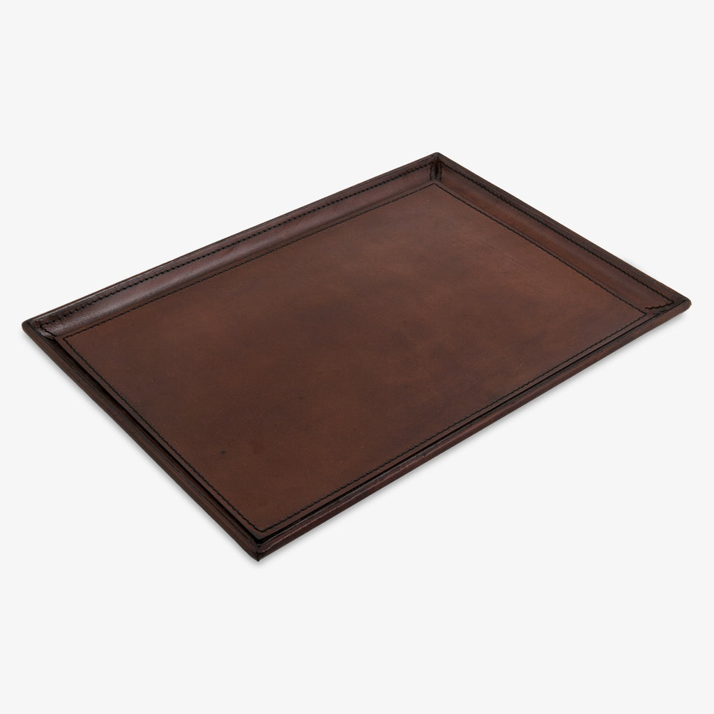 Leather Trays Brown