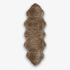 Taupe Sheepskin Double Rug