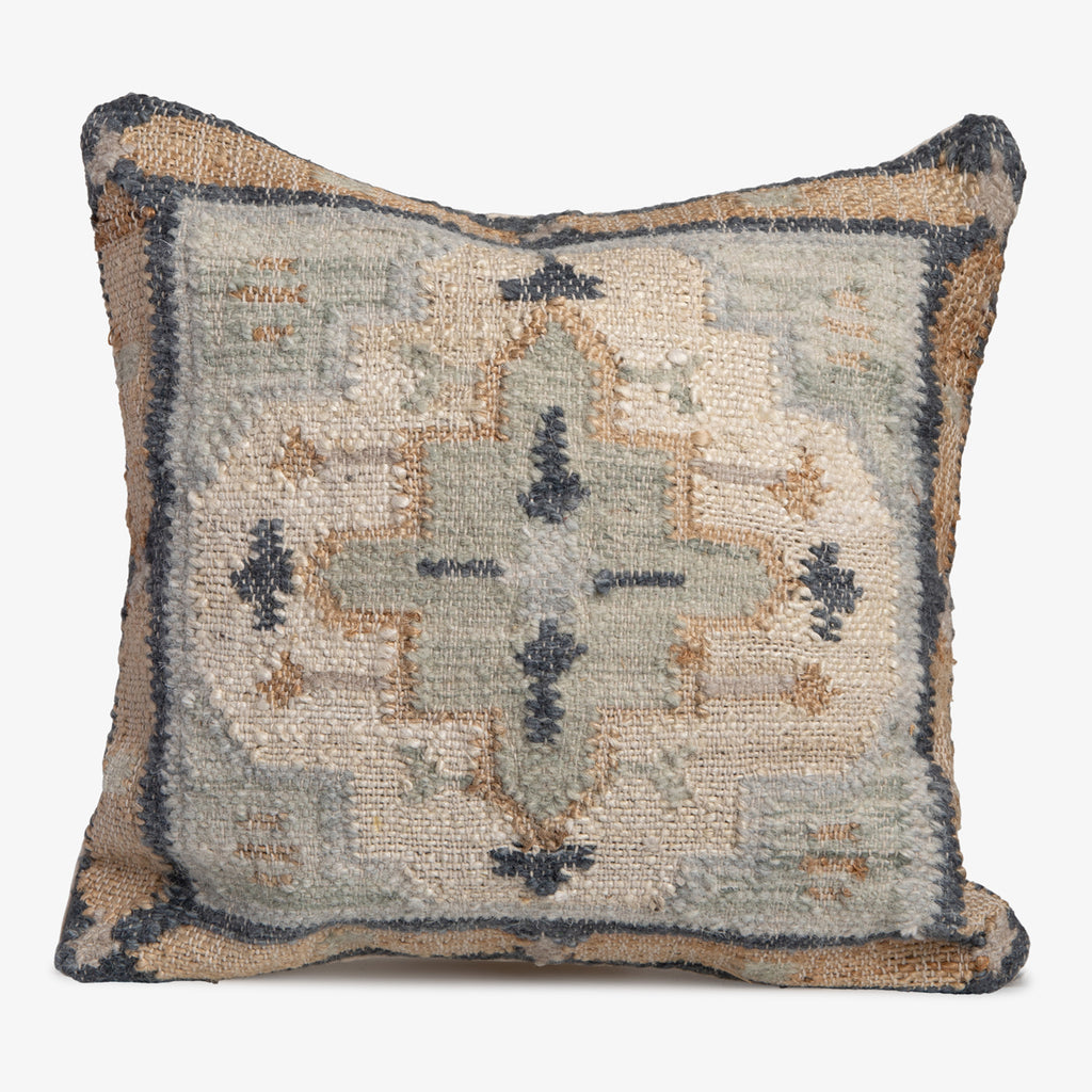Aztec Cushion Cover Teal