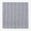 Ticking Stripe Napkin Navy 45 x 45cm Front