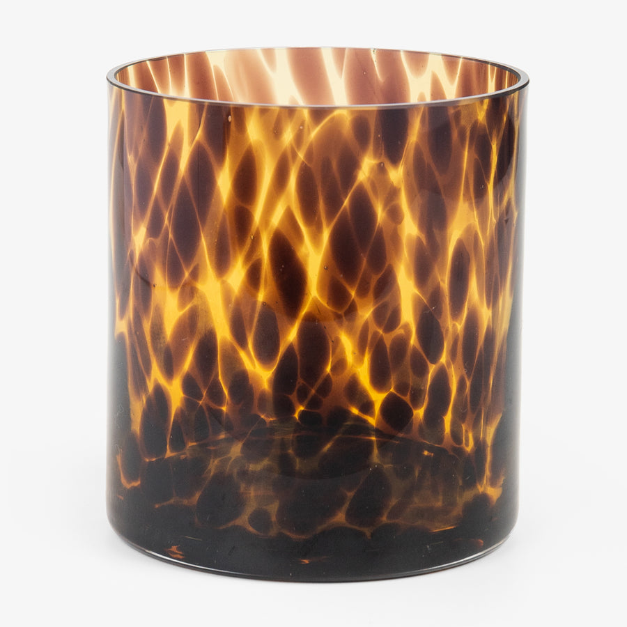 Tortoise Shell Candle Holder Front