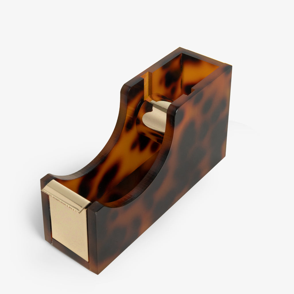 Tortoise Shell Tape Dispenser Front