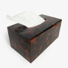 Tortoise Shell Tissue Box Rectangular Front