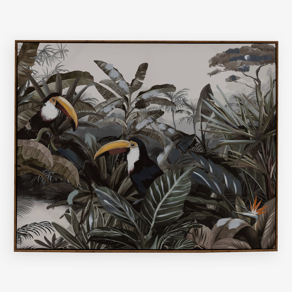 Toucans In Jungle Print Front