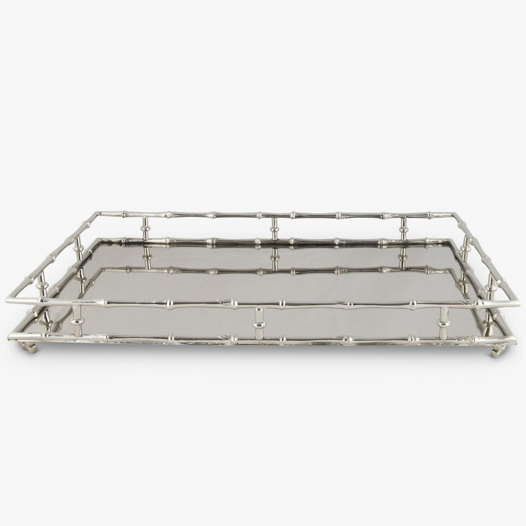 Nickel Plated Bamboo Trays