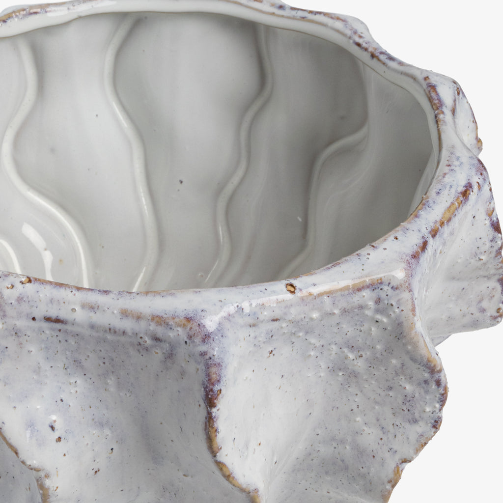 Ripple Ceramic Planter Bowl