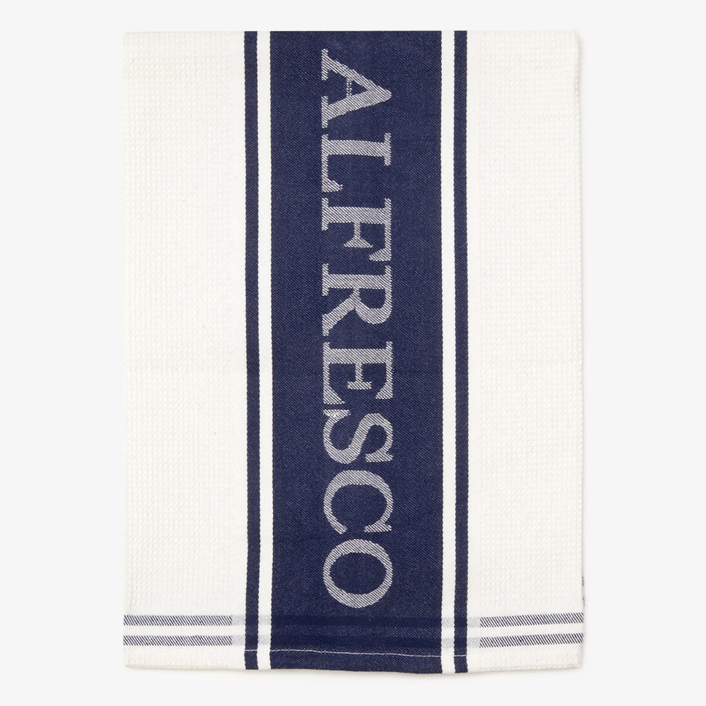 Alfresco Emporium Tea Towel Navy