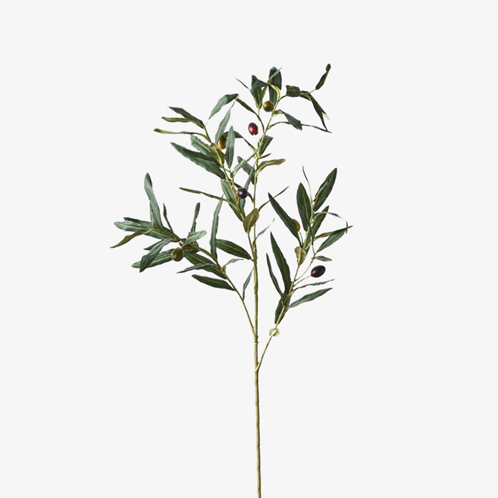 Artificial Olive Branch Leaf Spray 91cm