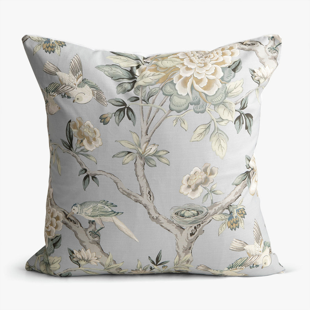 Aviary Cushion Cover With Off White Back