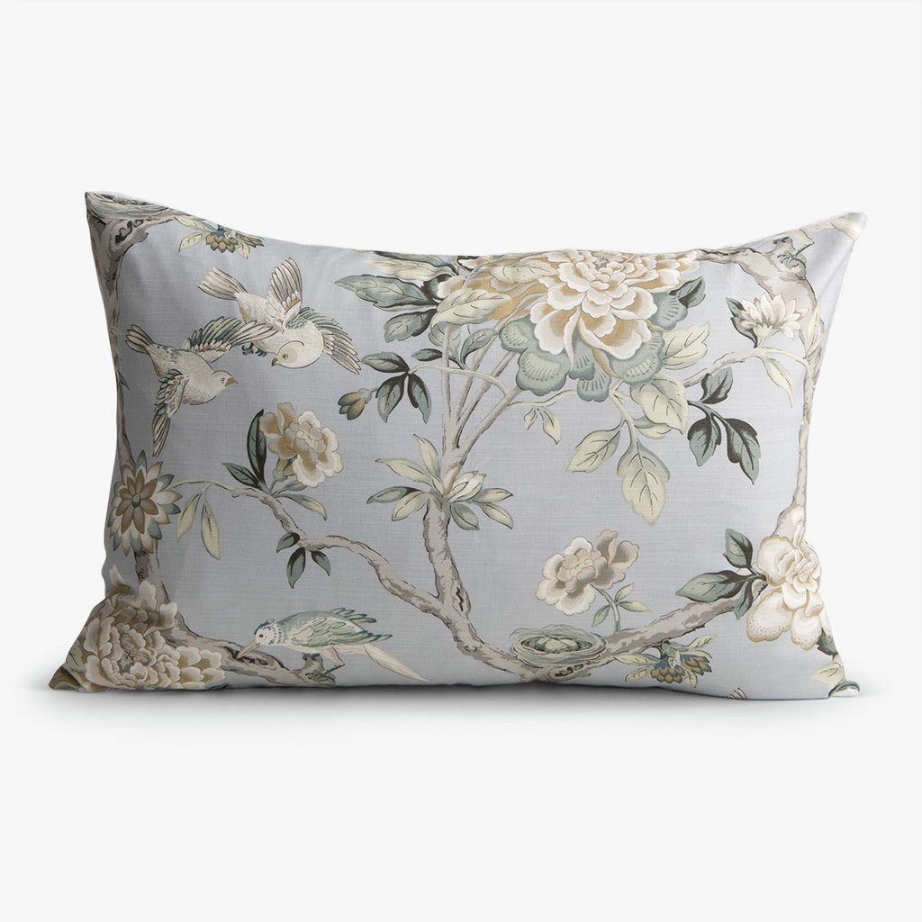 Aviary Cushion Cover With Off White Back Rectangular