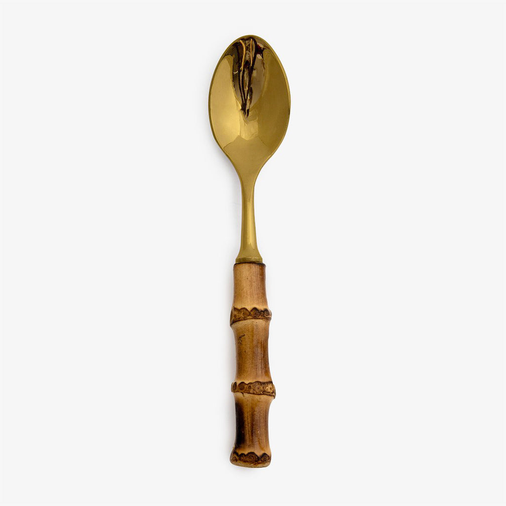 Bamboo Cutlery Tea Spoon Gold