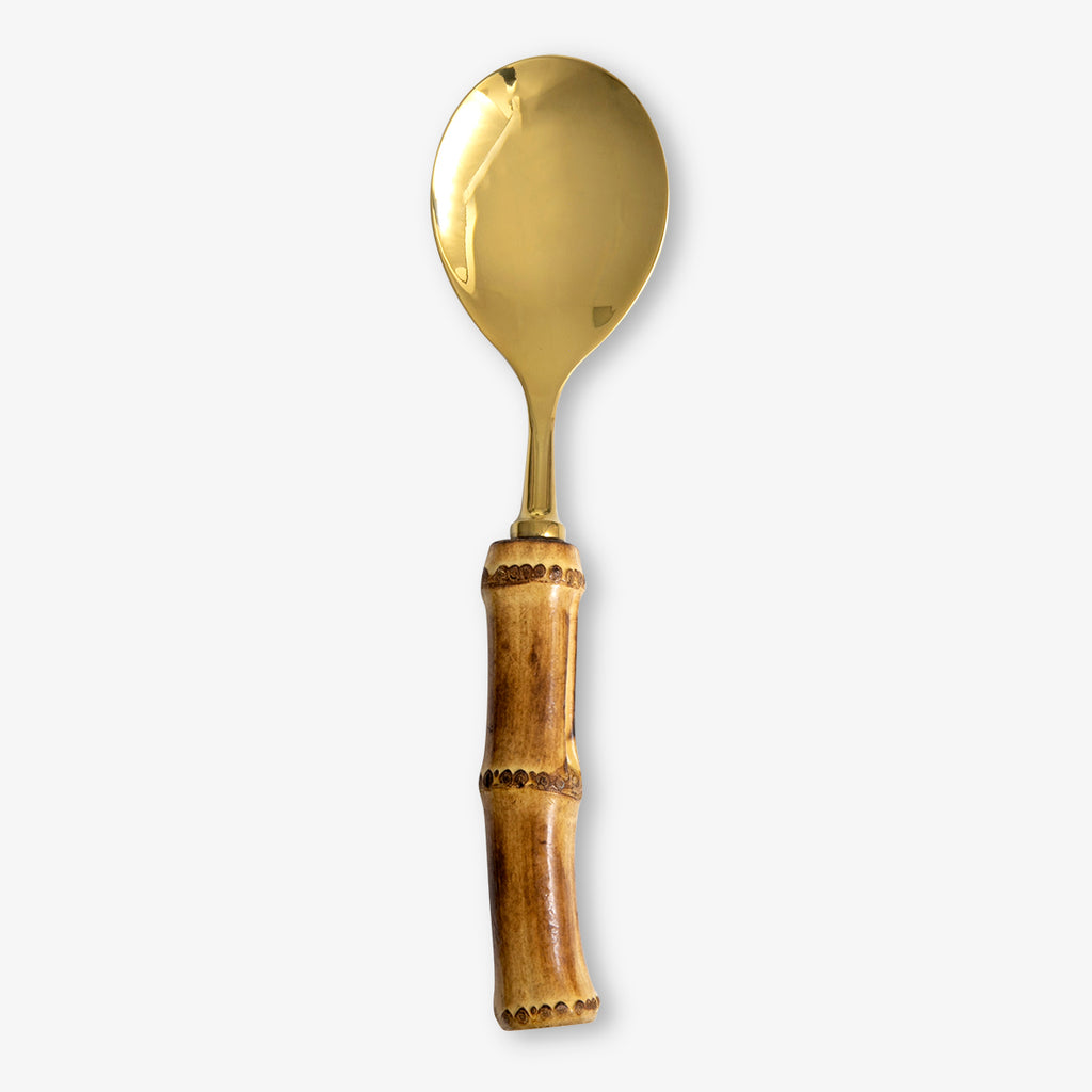 Bamboo Cutlery Rice Spoon Gold