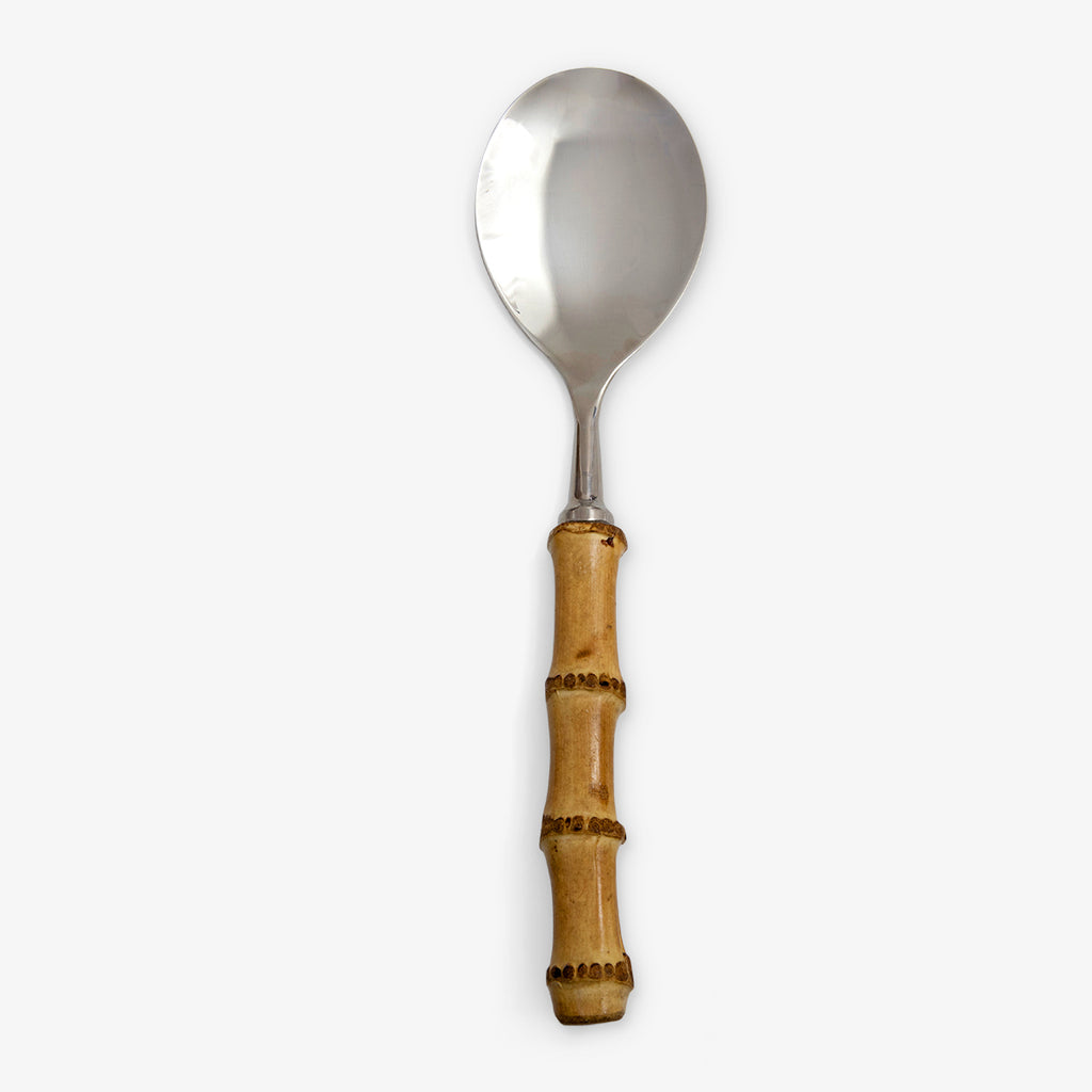 Bamboo Cutlery Rice Spoon Silver