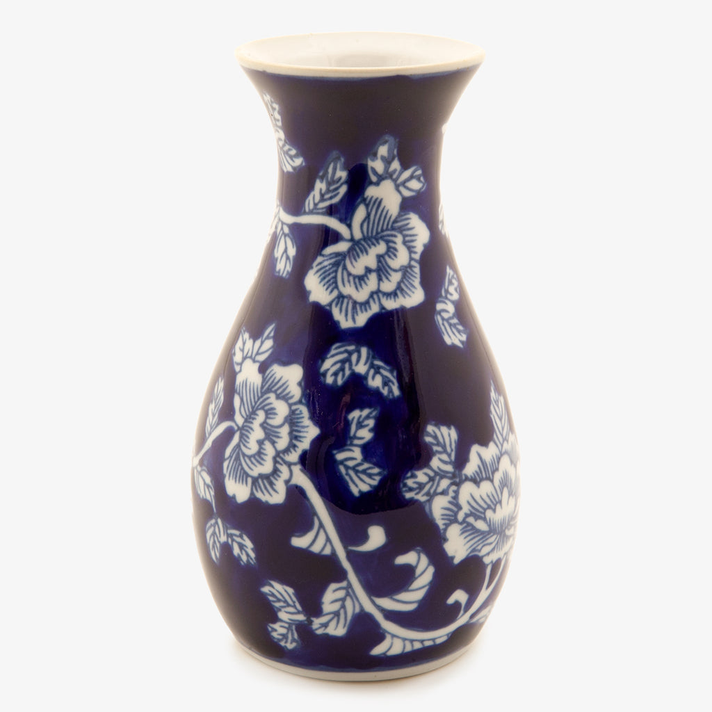 Dynasty Blue Flower Vase 15cm