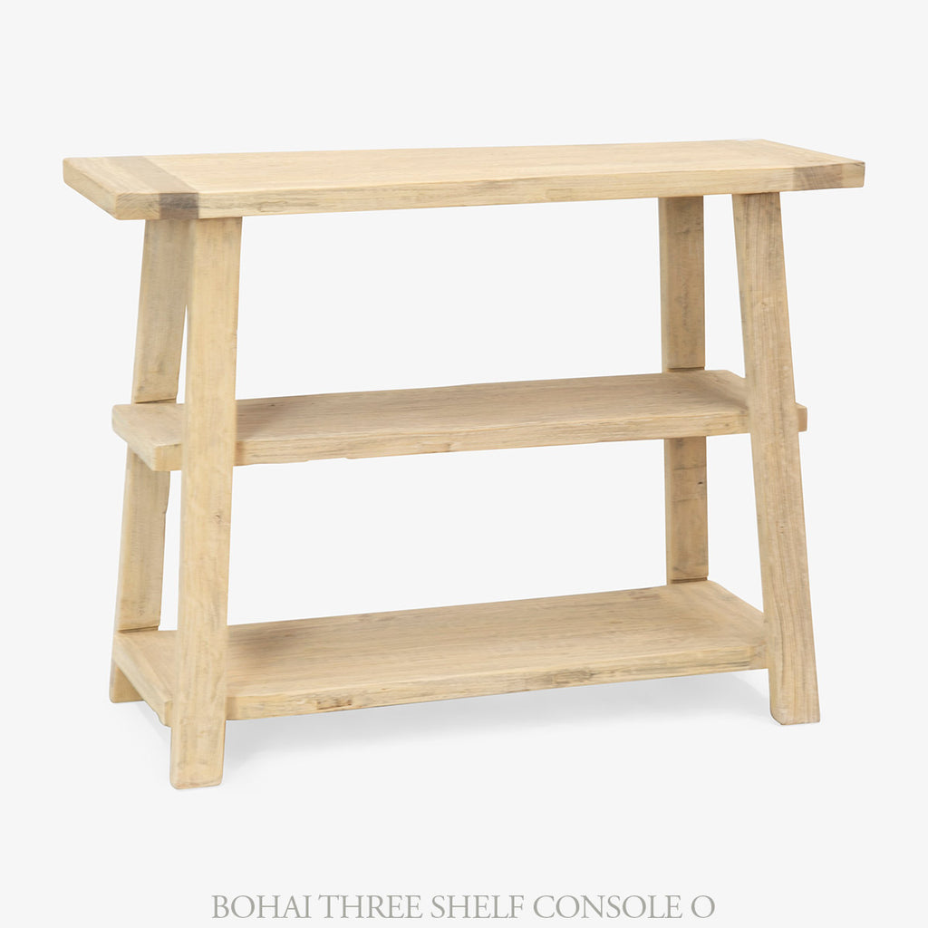 Bohai Three Shelf Console Table