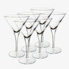 Bormioli Rocco Ypsilon Martini Glass Set Of Six