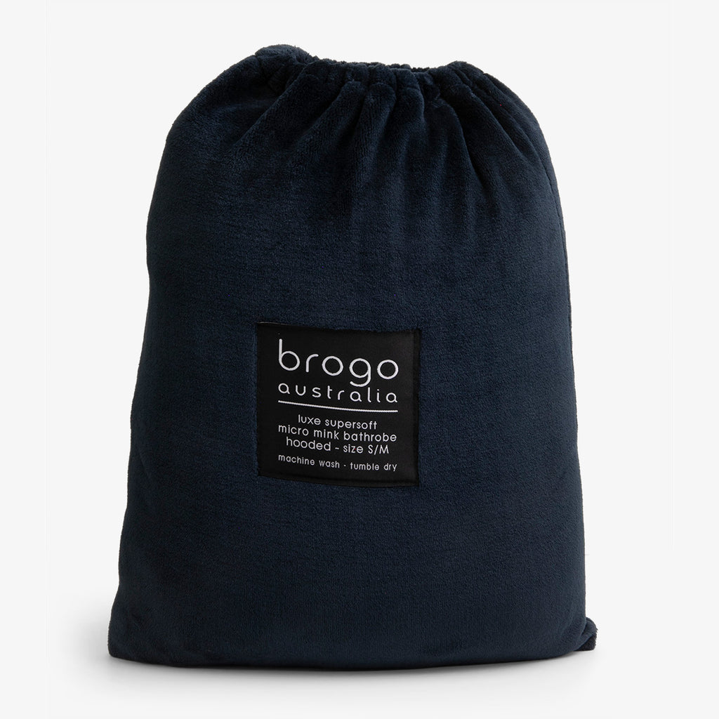 Brogo Hooded Bathrobes Ink
