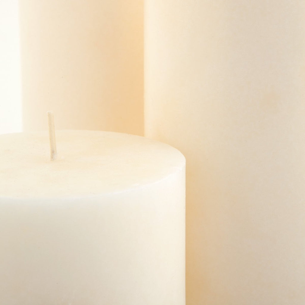 Pillar Candles Caramel & Vanilla