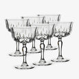 Opera Champagne Coupe Glasses Set Of Six