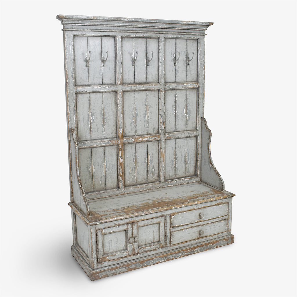 Chartres Foyer Bench & Drawer Unit With Hooks