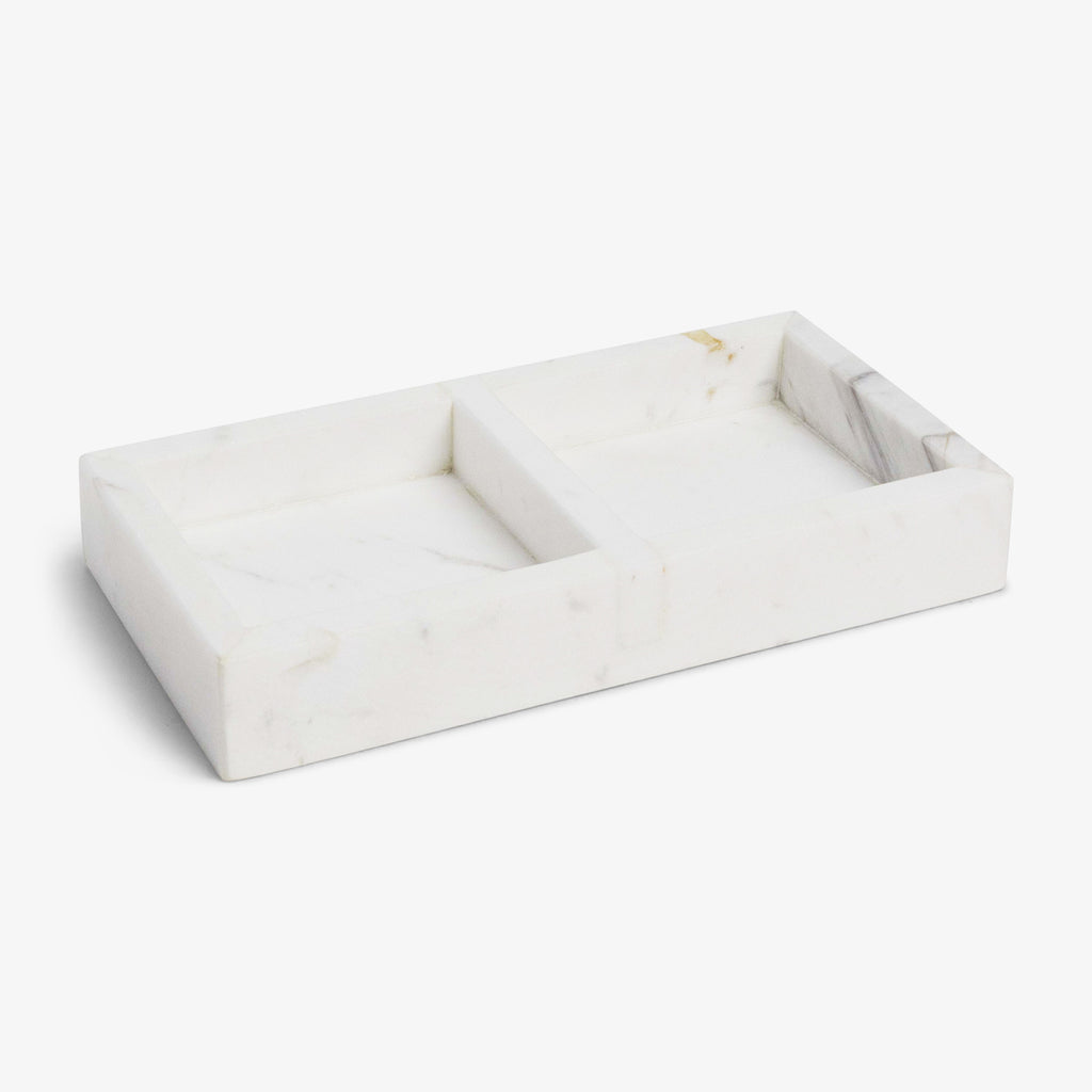 Como Marble Tray Divided