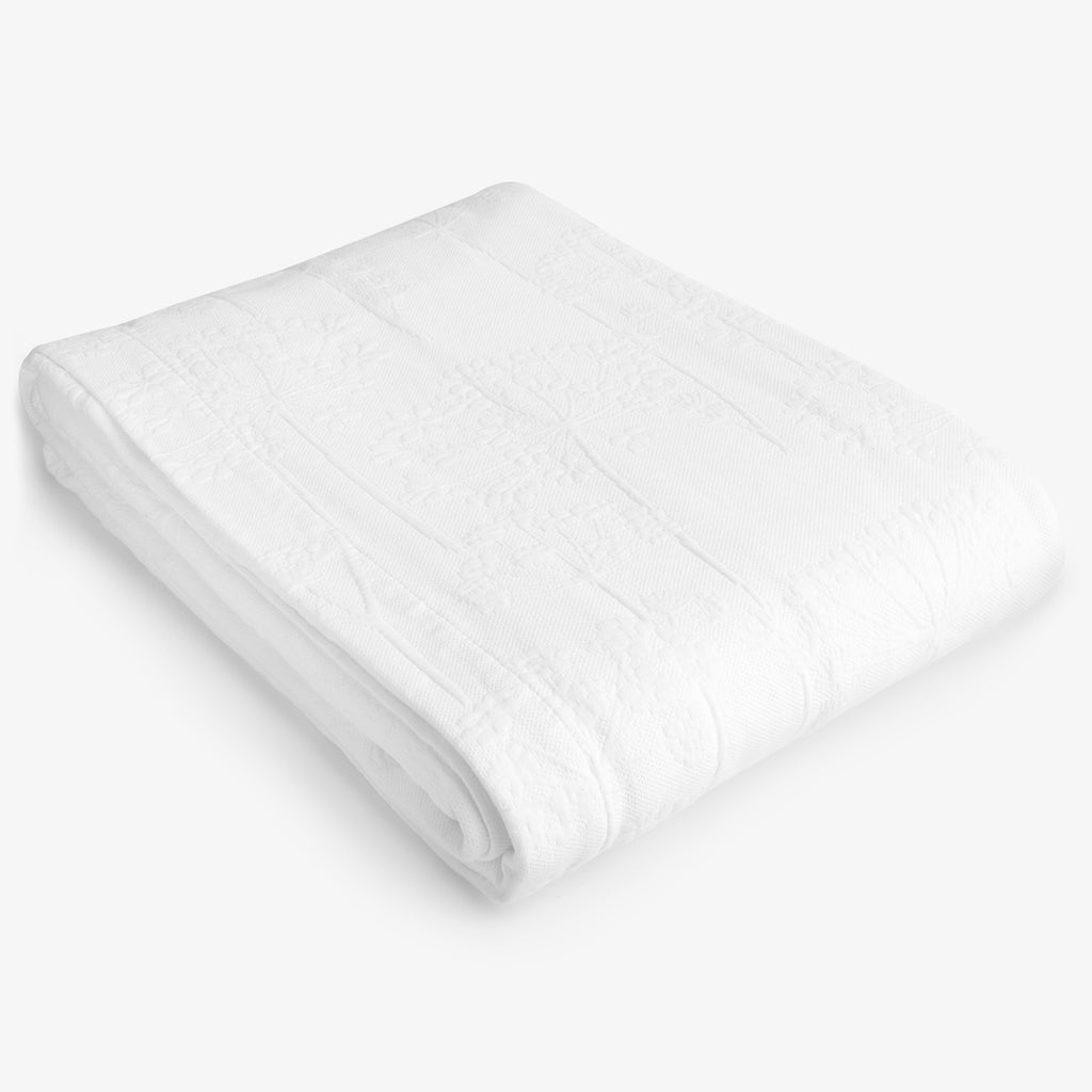 Dandelion Bedspread White