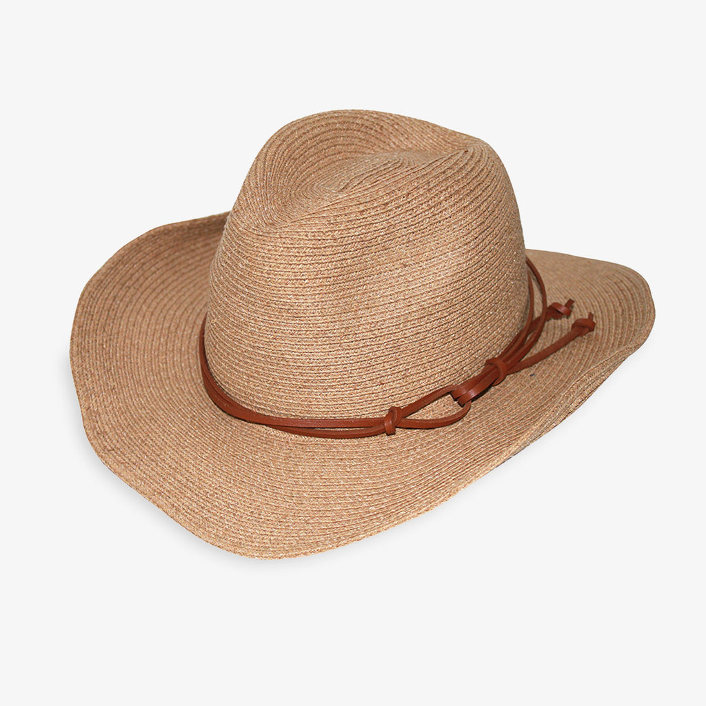 Deborah Hutton Cowboy Hat Raffia Bedarra Natural