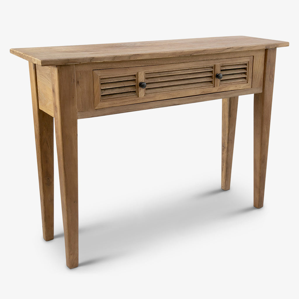 Elm Louvre One Drawer Console¬†Table