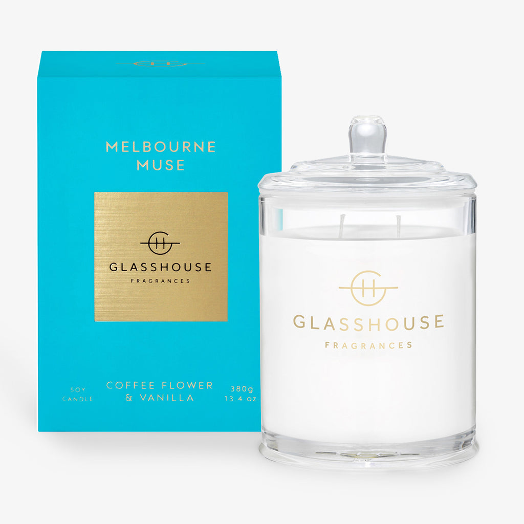 Glasshouse Candle Melbourne Muse (Coffee Flower & Vanilla)