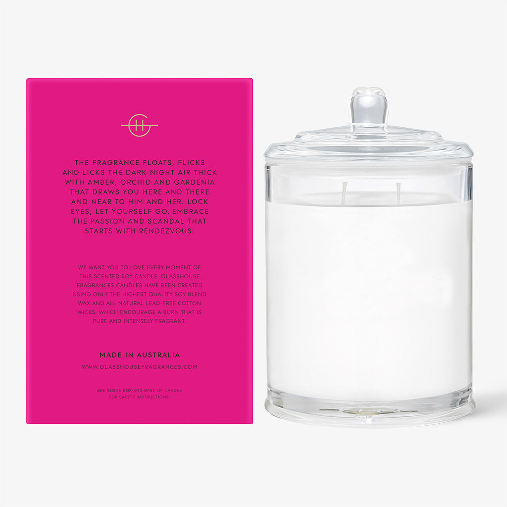 Glasshouse Candle Rendezvous (Amber & Orchid)