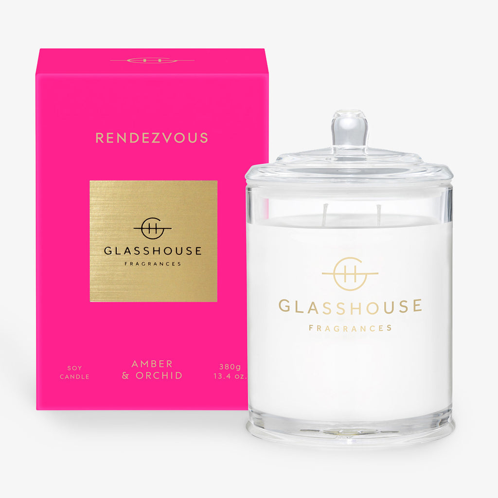 Glasshouse Candle Rendezvous (Amber & Orchid)