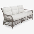 Hampton Outdoor 3 Seater Sofa Stone With Ecru