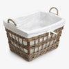 Kubu Laundry Basket With Calico Lining