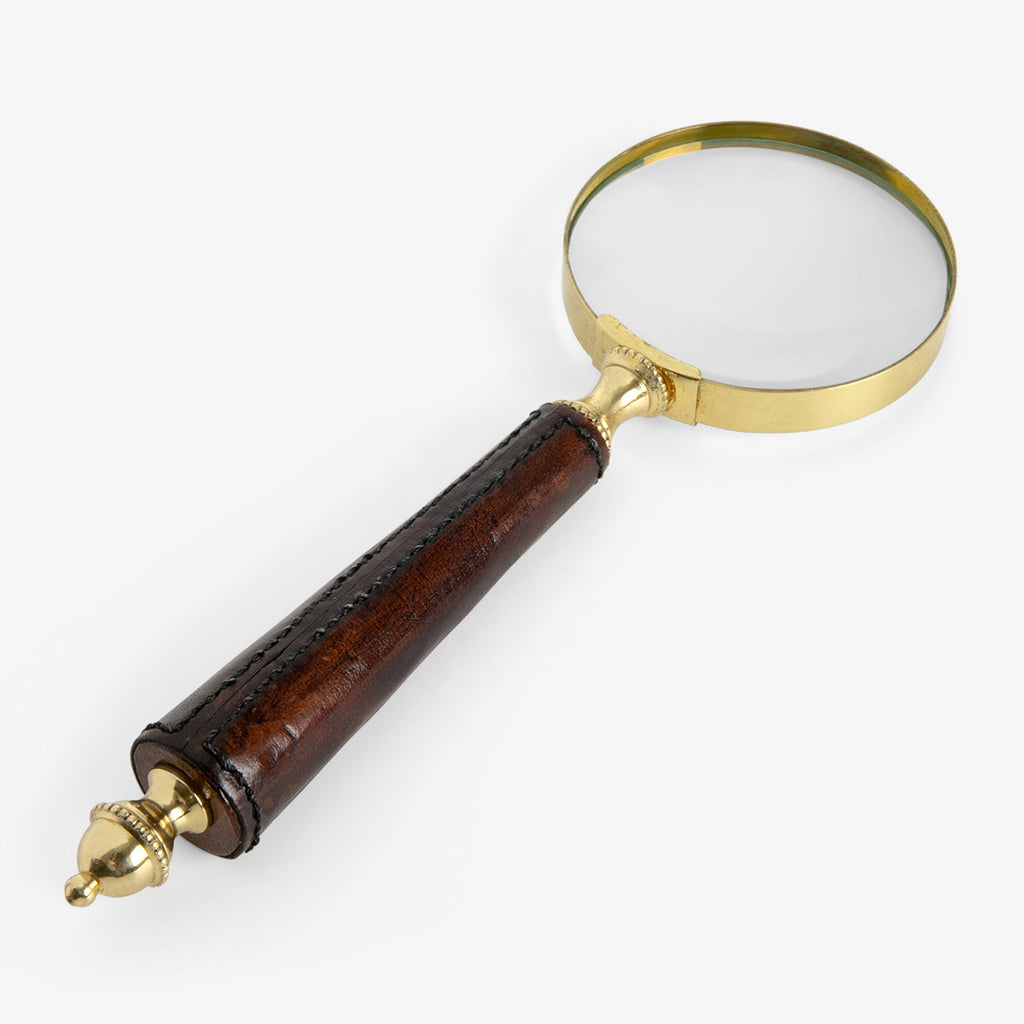 Leather & Brass Magnifying Glass