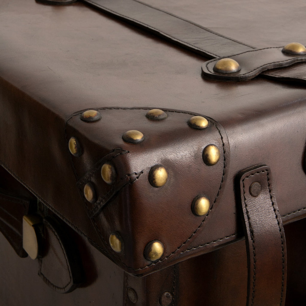 Leather Suitcase Large