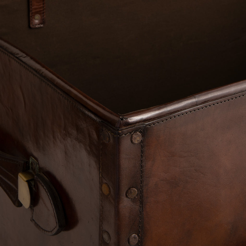Leather Suitcase Large