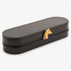 Leather Box With Horse Black