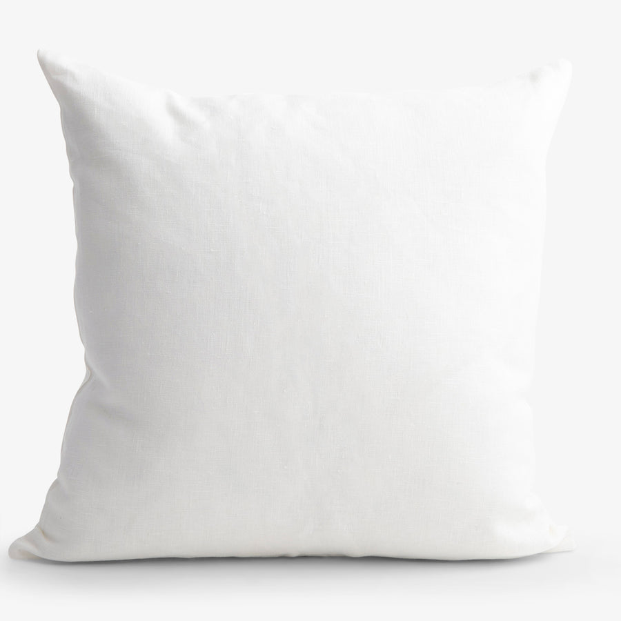 Linen Cushion Off White 50 x 50cm