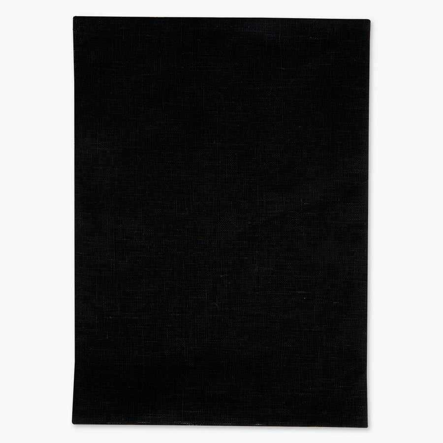 Linen Tea Towel Black 50 x 70cm